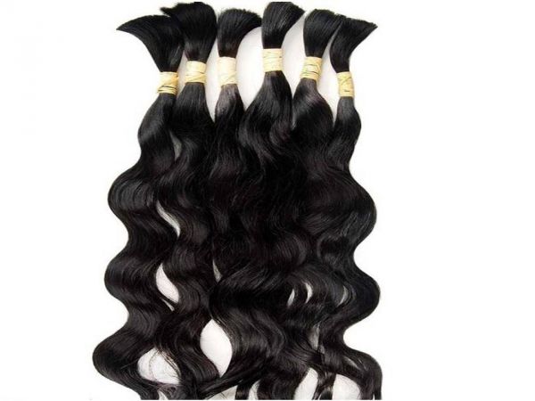 Cabelo Natural Ondulado Castanho 60 cm