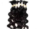 Cabelo Natural Ondulado Castanho 60 cm